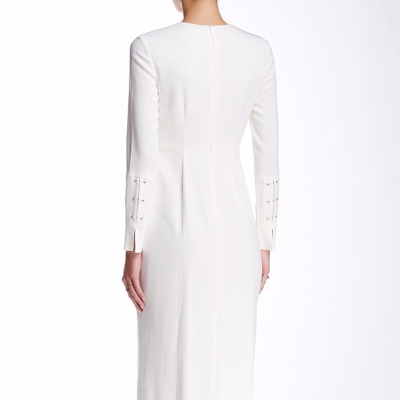 NWT $595 A.L.C. 'Duncan' Crepe Barbell Midi Dress in size 2! - Picture 2 of 7